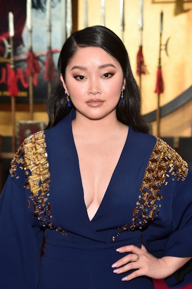 Lana Condor attends the premiere of 'Mulan.'