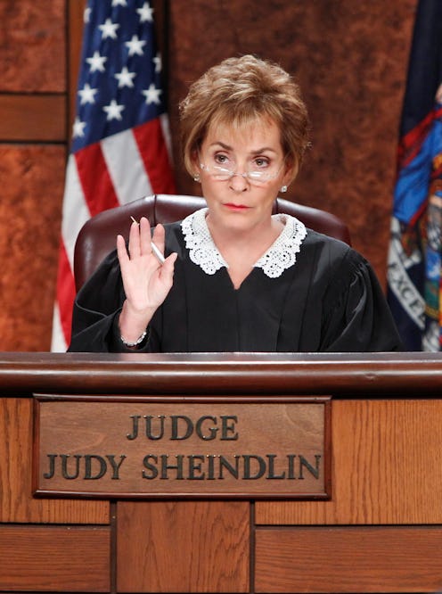Jude Judy coutroom judgemental.