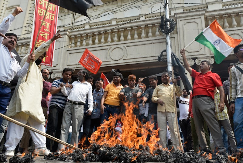 Violent religious riots in Delhi have killed over 40 people