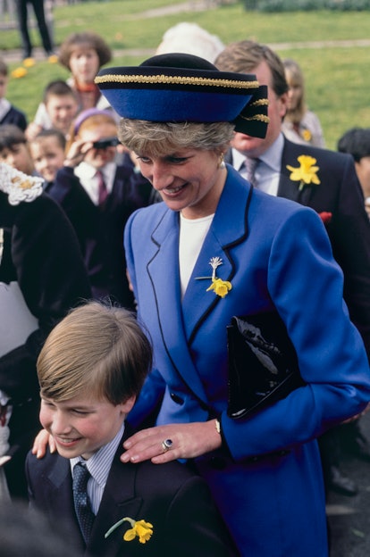 Princess Diana and William look a lot like each other