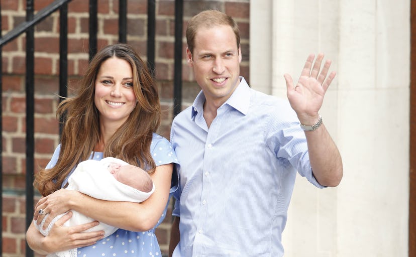 Kate Middleton and Prince William couldn't look more excited if they tried.