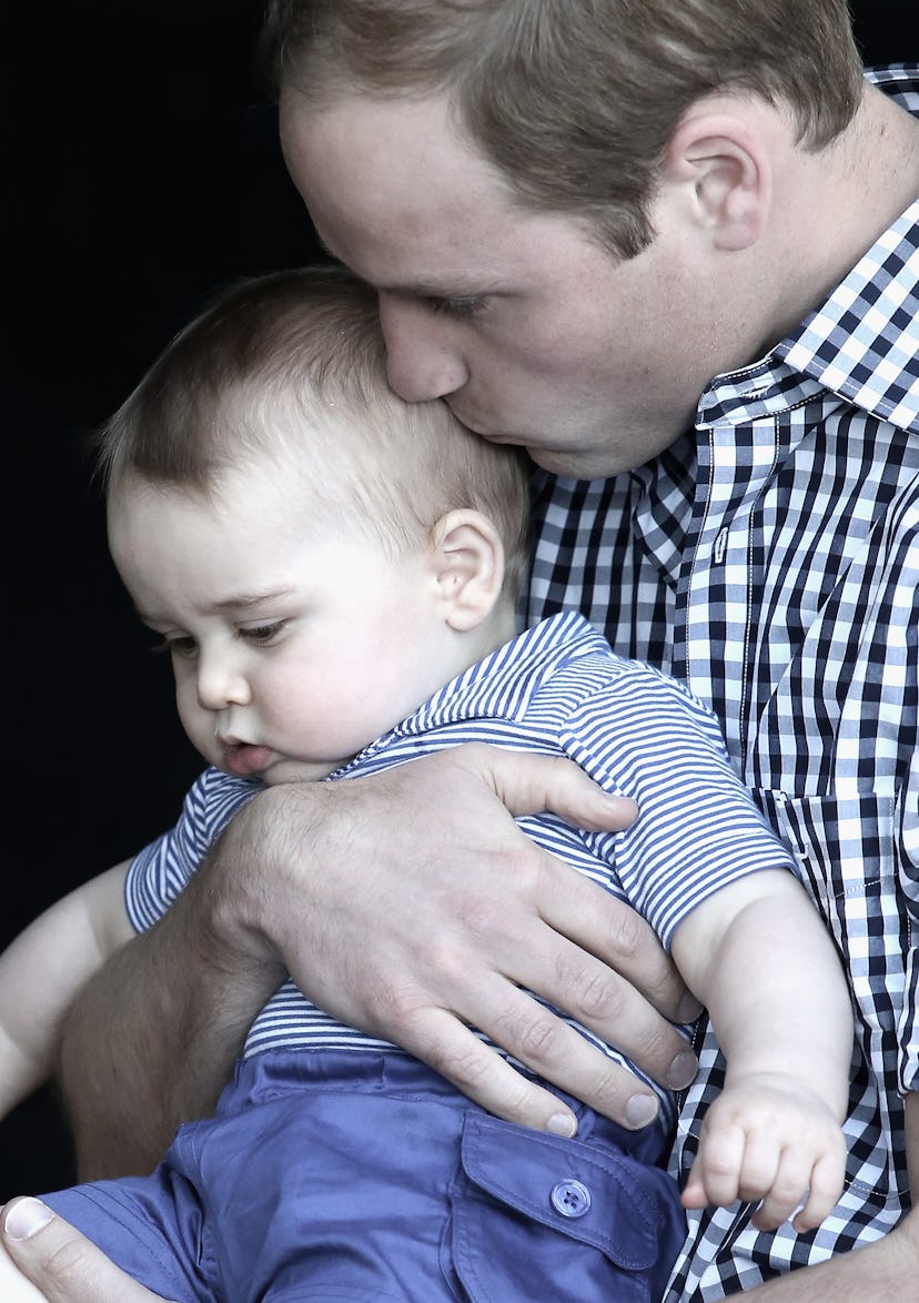 Prince William can't hide his adoration of his little boy.