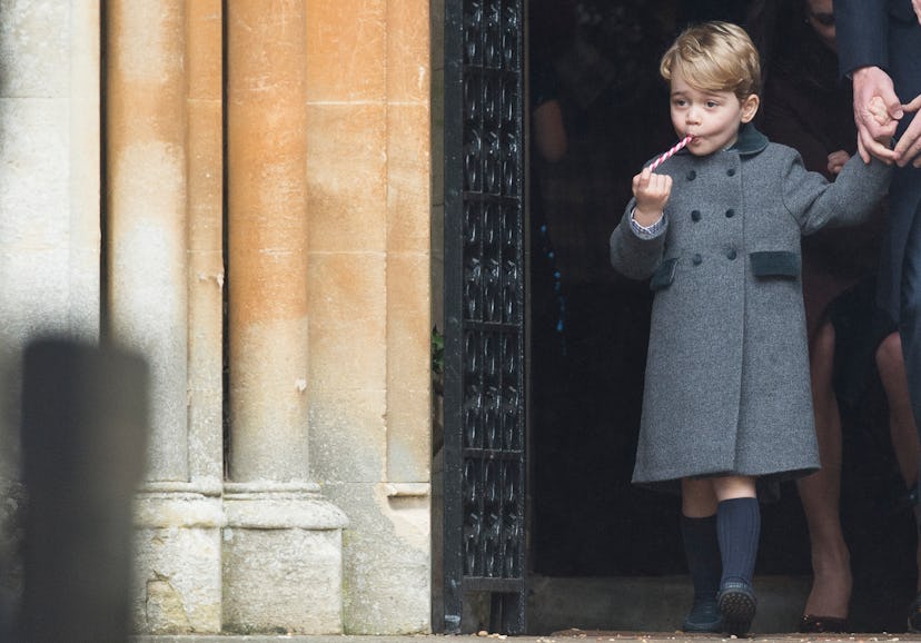 Prince George started to look like a real toddler by the end of 2016.