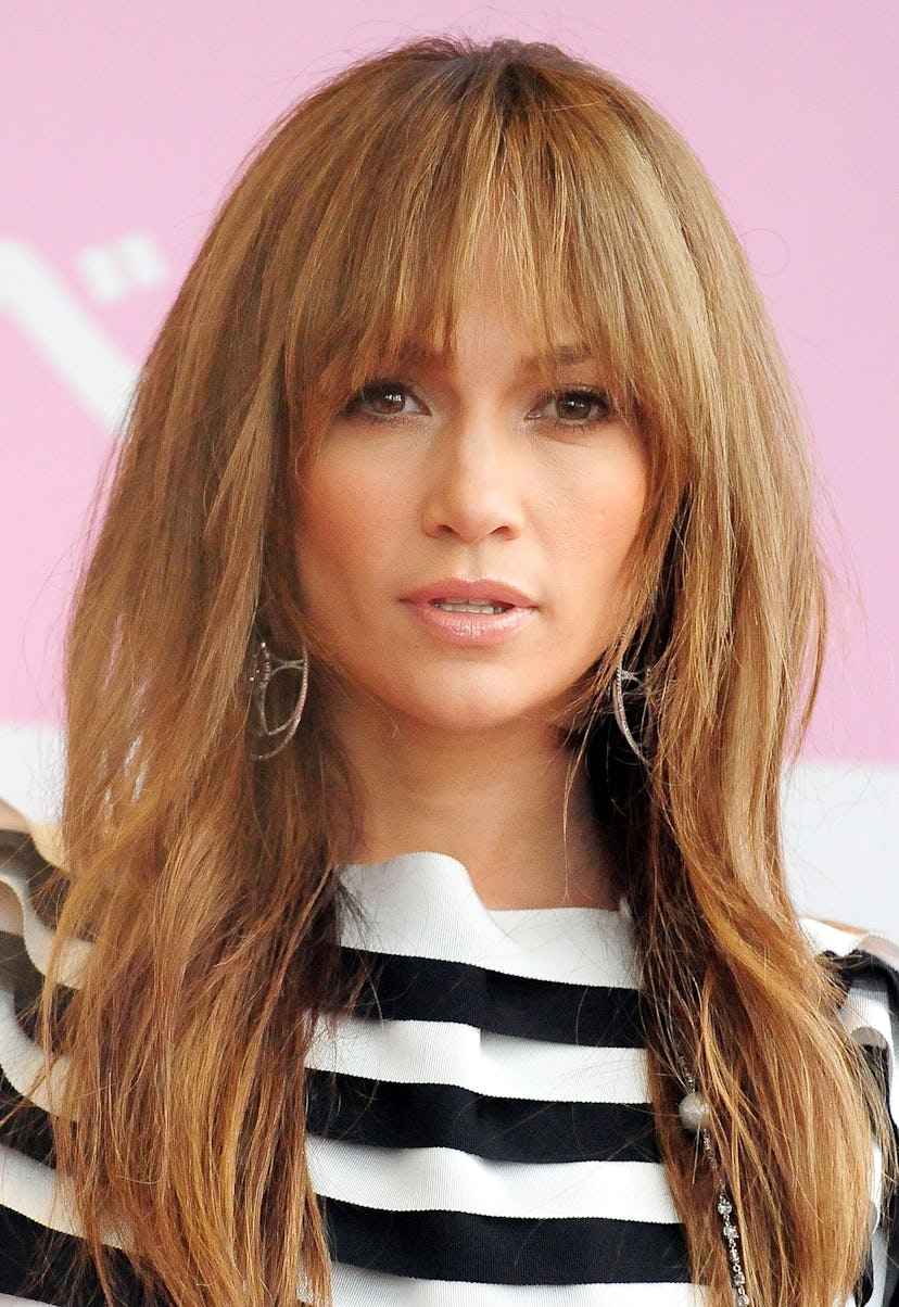 J.Lo's choppy bangs were one of her best haircuts of all time