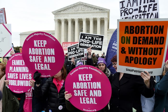 The Supreme Court is set to hear arguments in the first major abortion access case it will tackle un...