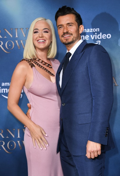 Katy Perry and fiancé Orlando Bloom. Katy Perry is pregnant.