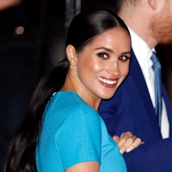 Meghan Markle's long, low ponytail is one of 2020's trendiest hairstyles