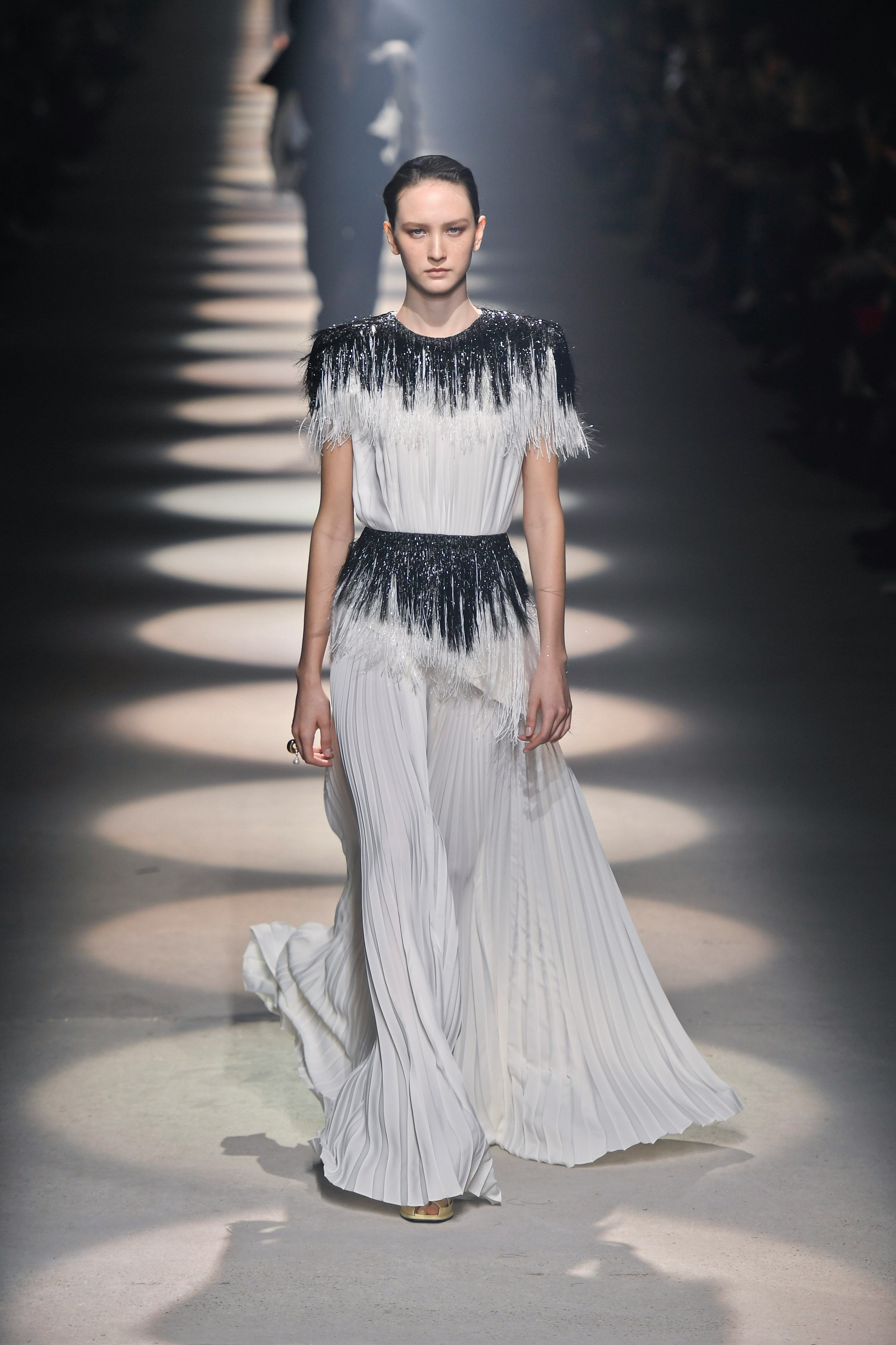 Paris Fashion Week Fall 2020 Trends Fringe, Statement Collars, & The