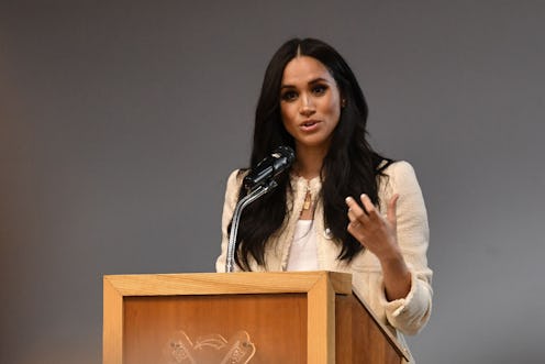 Meghan Markle wore a good luck charm necklace for International Women's Day