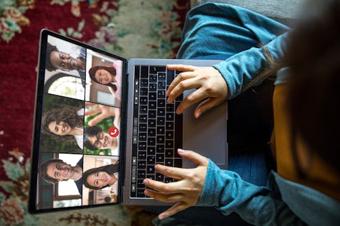 How each myers-briggs personality type acts on a video conference call like Zoom.