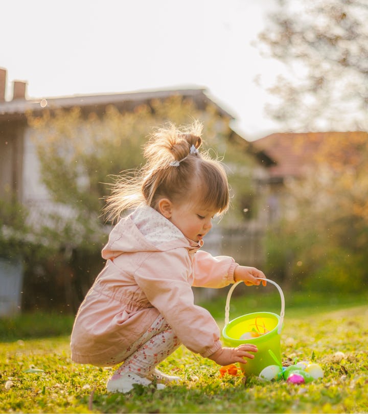 These toddler Easter egg hunts are more novel and unique than a traditional search.