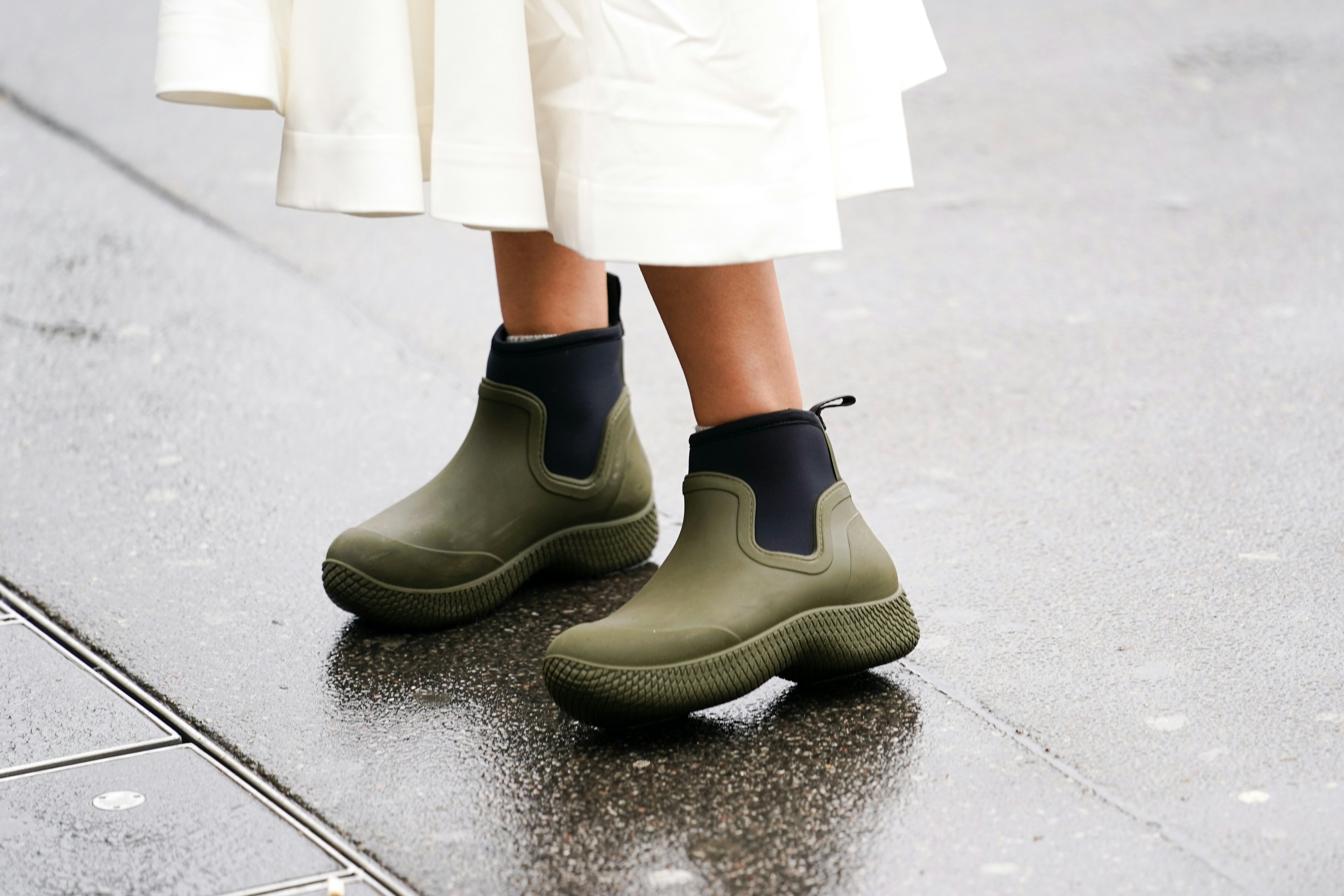 high fashion rain boots
