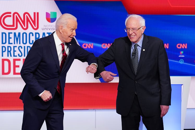 These tweets about Bernie Sanders' endorsement of Joe Biden come after the Senator endorsed his form...