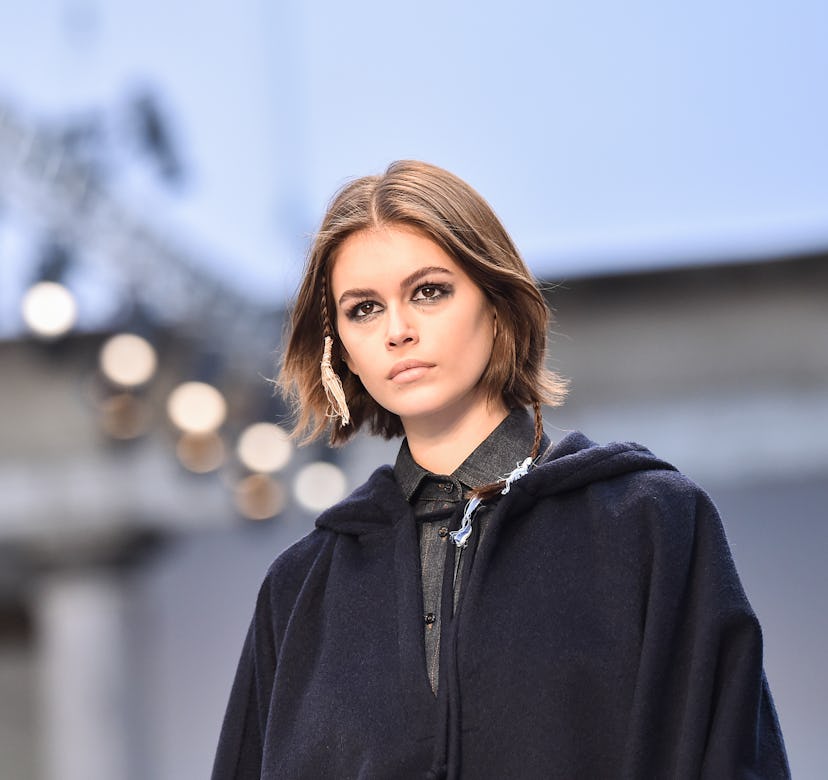 Kaia Gerber just dyed her chestnut hair bronde