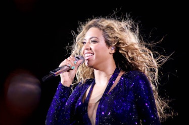 Beyonce performs during the "Disney Family Singalong" 