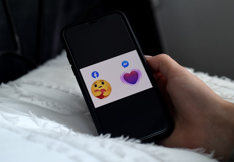 Facebook released a new hug reaction for posts and it's the cutest.