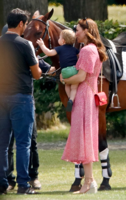 Prince Louis is already getting into horses.