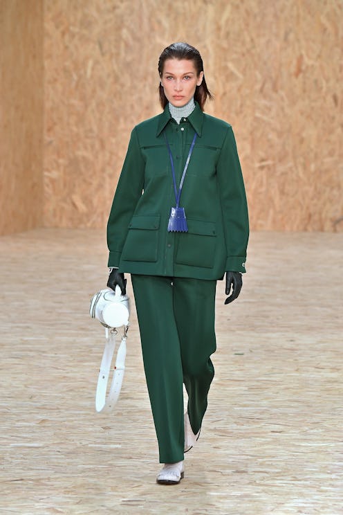 Bella Hadid's bangs are the latest quarantine hair transformation.