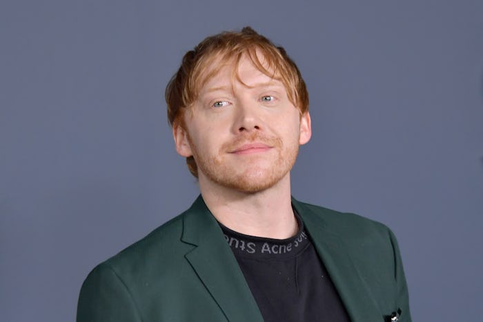 Harry Potter's Rupert Grint told a midwife that she was behaving like a true Gryffindor during the c...