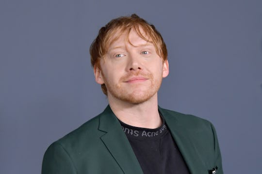 Harry Potter's Rupert Grint told a midwife that she was behaving like a true Gryffindor during the c...