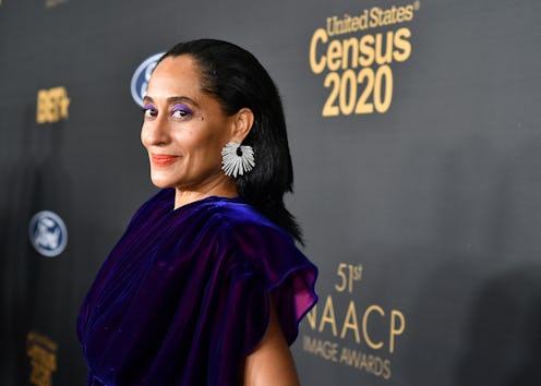 Tracee Ellis Ross wears her mid-length hair in space buns for a perfect workout hairstyle