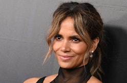 Halle Berry posted an image of her in a DIY face mask on April 19.