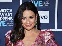 Lea Michele attends 'Watch What Happens Live.'