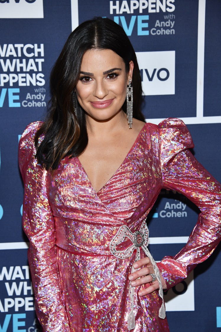 Lea Michele attends 'Watch What Happens Live.'