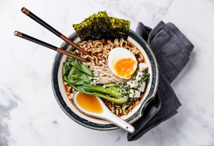A noodle soup as a go-to hangover recipe