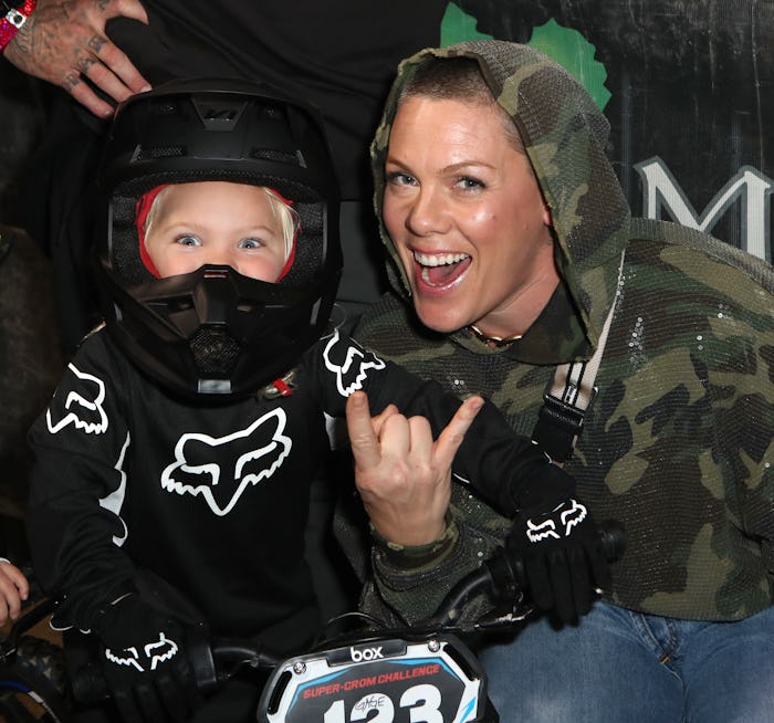 Two weeks after testing positive for COVID-19, Pink and her son Jameson have recovered from their co...