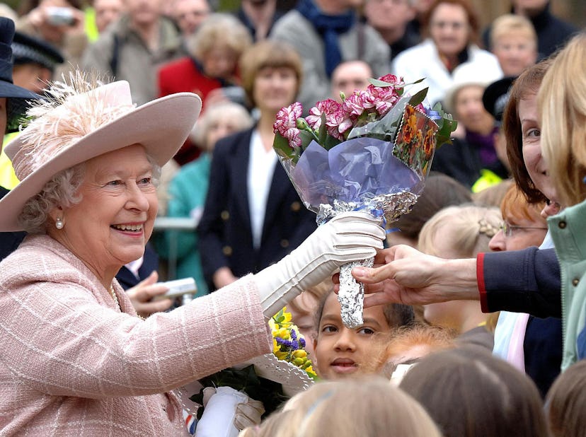 Pink is a color fit for a queen, too