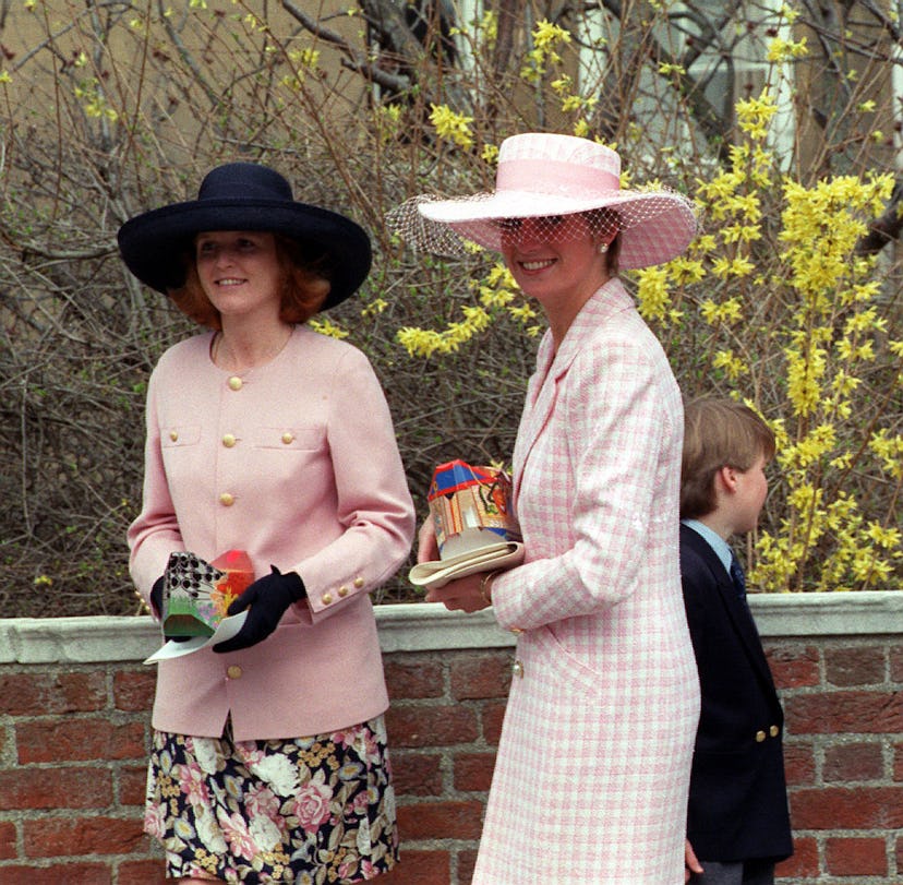 Princess Diana is pretty in pink