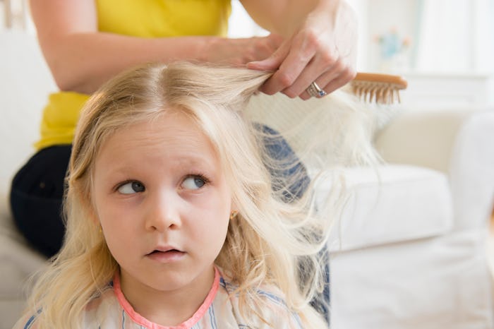 You can convince your child that brushing their hair isn't murder by using detangler and letting the...