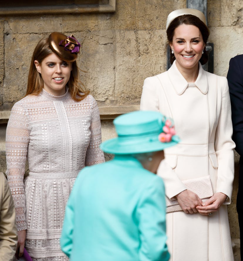 Kate Middleton and Princess Eugenie pose together on Easter