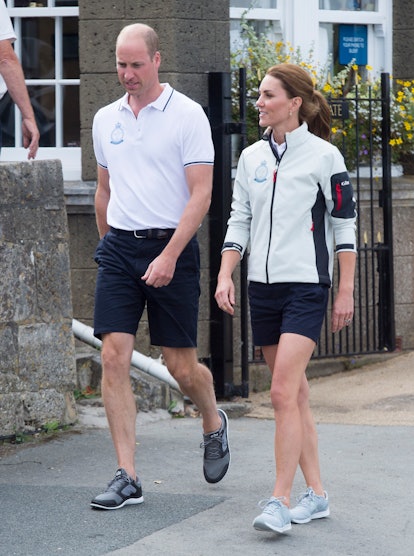 Kate Middleton and Prince William showed up to a regatta in shorts and sneakers.