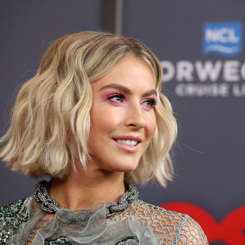 Julianne Hough's pink hair looks so different than her signature blonde.