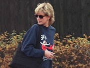 A collection of photos of royals like Princess Diana wearing comfy and casual outfits. 