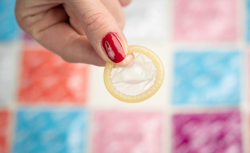 Experts say you can still get pregnant if a condom is left inside of you.