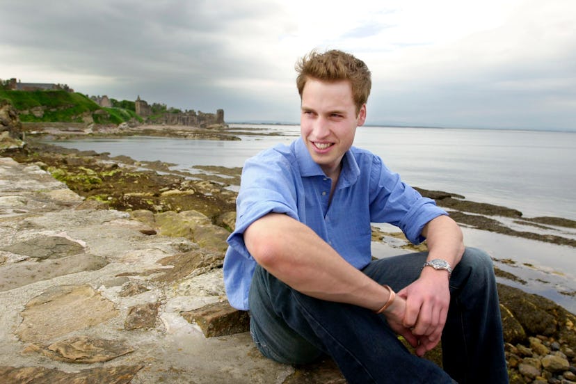 Prince William on a beach