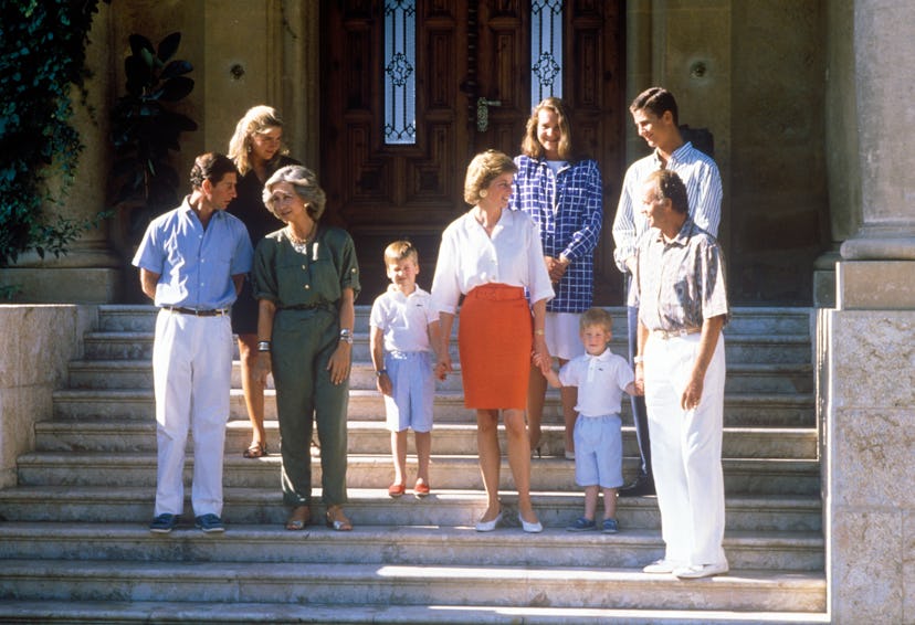 The royal family kept it light in Spain.