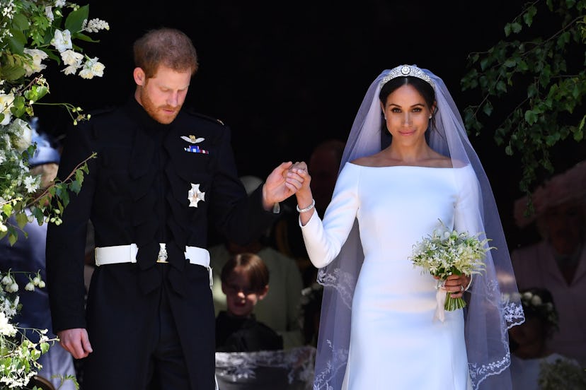Prince Harry and Meghan Markle reportedly celebrated their second wedding anniversary with their son...