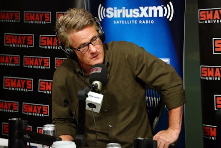 Joe Scarborough being interviewed for a radio station