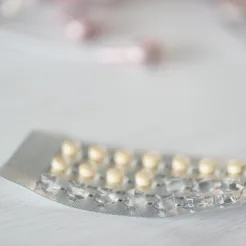 A package of birth control pills