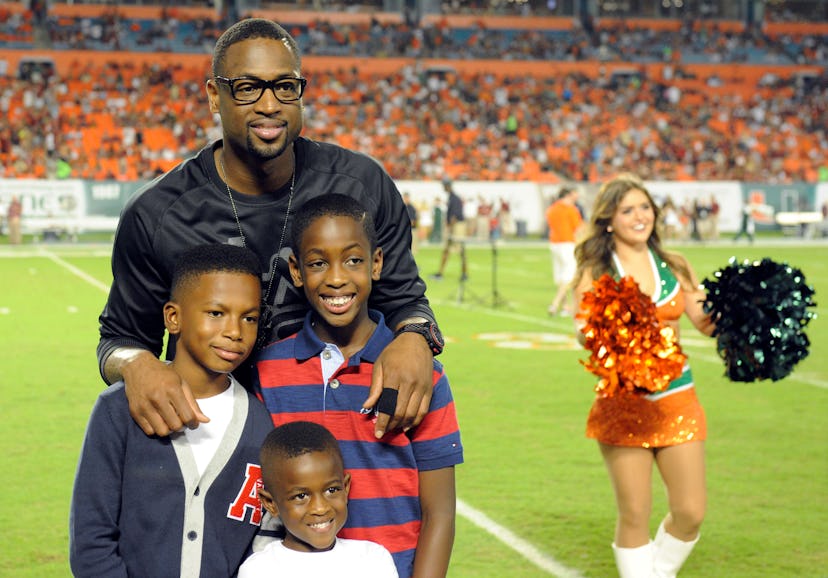 Dwyane Wade loves being a dad.