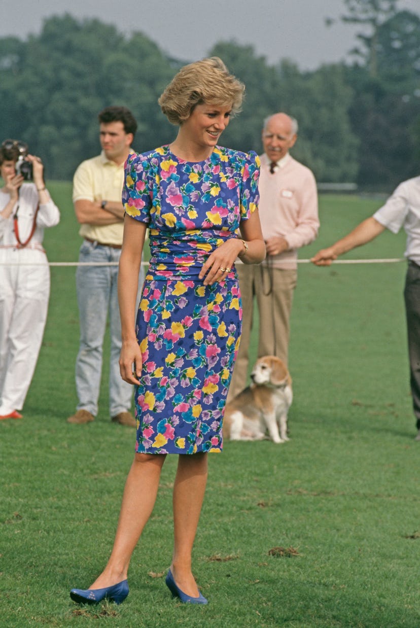 Princess Diana was no stranger to florals 