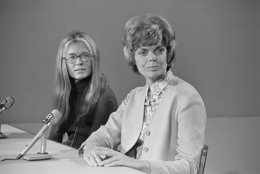 Jill Ruckelshaus and Gloria Steinem