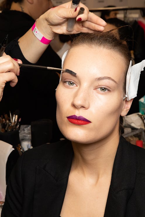 Cleaning your makeup brushes properly includes weekly washes