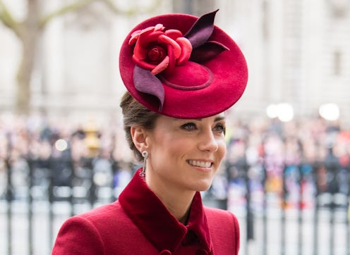 Kate Middleton's half-up, half-down hairstyle is a go-to for her Zoom calls lately