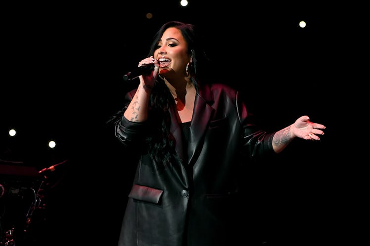 Demi Lovato performs live.