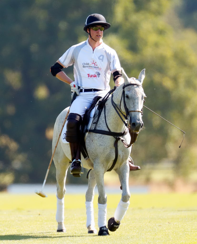 Prince William is an avid polo player.